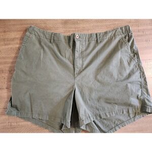 Old Navy Women's Plus Army Green Comfort‎ Everyday Shorts (3X) Chino Dinner Date